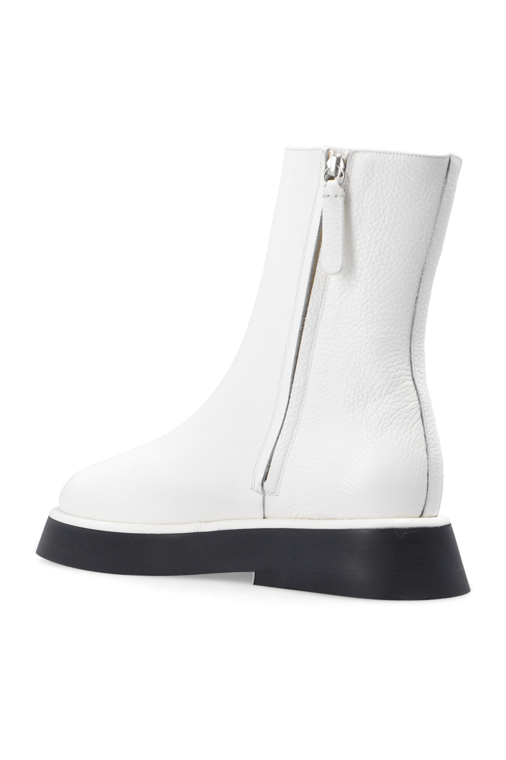 wandler rosa leather ankle boots